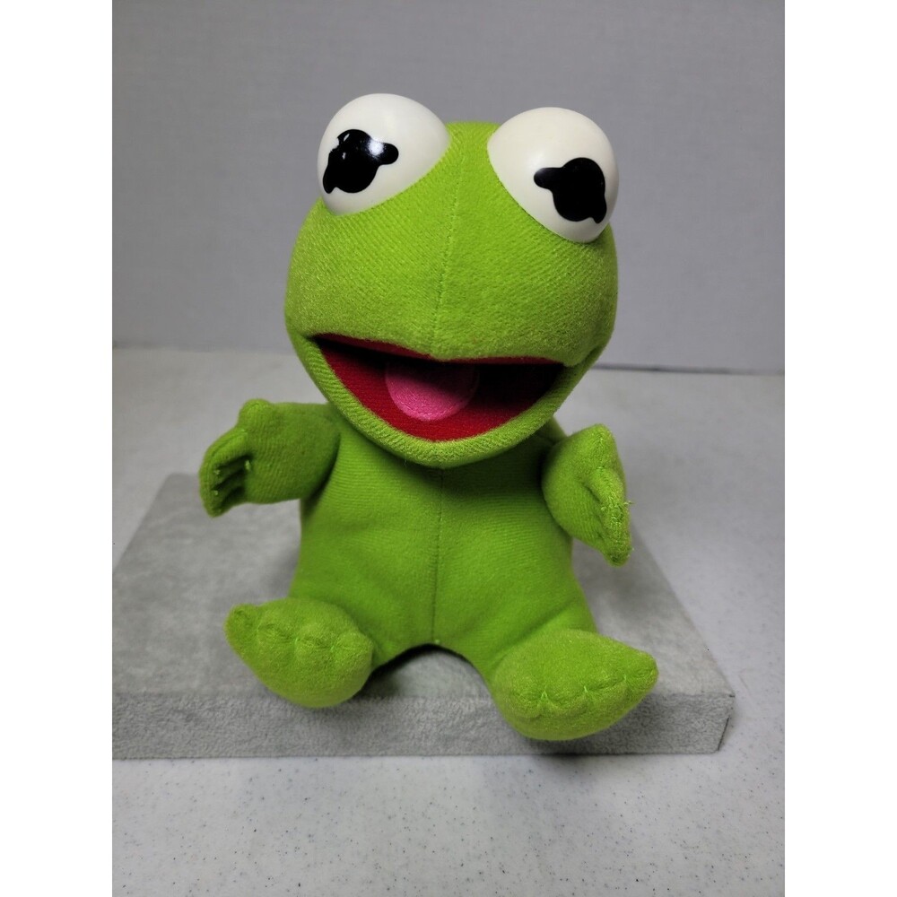 Baby Kermit the Frog 1987  Plush Jim Henson Associates Muppets 7" Plush
